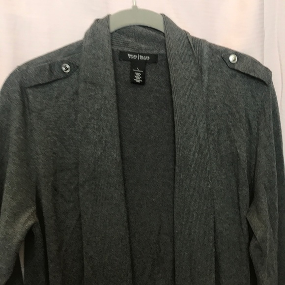 White House, Black Market Long Cardigan - Picture 2 of 3